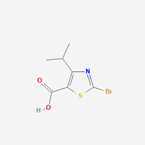 2-Bromo-4-(propan-2-yl)-1,3-thiazole-5-carboxylic acid