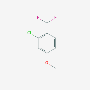 3-Chloro-4-(difluoromethyl)anisole