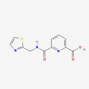 6-((Thiazol-2-ylmethyl)carbamoyl)picolinic acid