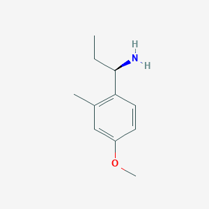 (R)-1-(4-Methoxy-2-methylphenyl)propan-1-amine