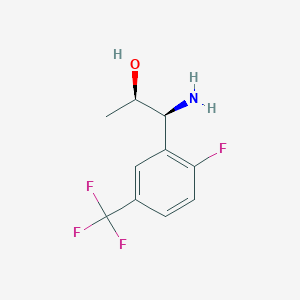 (1S,2R)-1-Amino-1-[2-fluoro-5-(trifluoromethyl)phenyl]propan-2-OL