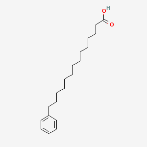 molecular formula C20H32O2 B13031533 14-Phenyltetradecanoic acid 