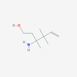 3-Amino-3,4,4-trimethylhex-5-en-1-ol