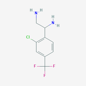 2-Chloro-4-(trifluoromethyl)phenyl]ethane-1,2-diamine