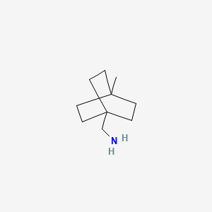 molecular formula C10H19N B13031556 (4-Methylbicyclo[2.2.2]octan-1-yl)methanamine CAS No. 89014-22-2