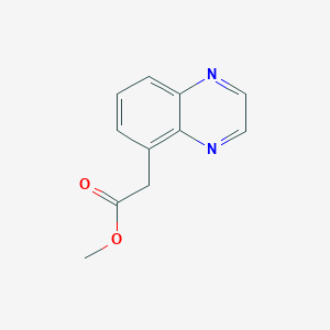 Methyl2-(quinoxalin-5-yl)acetate