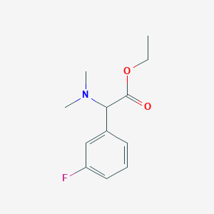 Ethyl 2-(dimethylamino)-2-(3-fluorophenyl)acetate