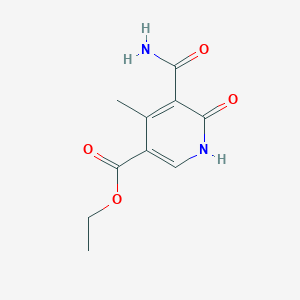 molecular formula C10H12N2O4 B1303158 5-(氨基羰基)-4-甲基-6-氧代-1,6-二氢-3-吡啶甲酸乙酯 CAS No. 171113-29-4