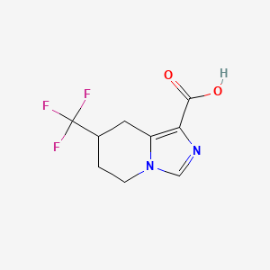 7-(Trifluoromethyl)-5,6,7,8-tetrahydroimidazo[1,5-A]pyridine-1-carboxylic acid