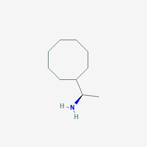 molecular formula C10H21N B13031601 (R)-1-Cyclooctylethan-1-amine 