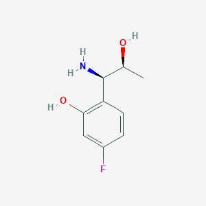 2-[(1R,2S)-1-amino-2-hydroxypropyl]-5-fluorophenol