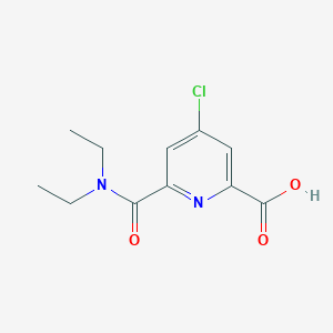 4-Chloro-6-(diethylcarbamoyl)picolinic acid