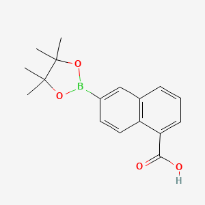 6-(4,4,5,5-Tetramethyl-1,3,2-dioxaborolan-2-yl)-1-naphthoic acid