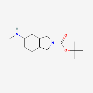 tert-Butyl 5-(methylamino)octahydro-2H-isoindole-2-carboxylate