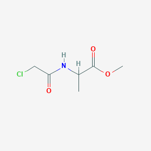 molecular formula C6H10ClNO3 B130317 2-(2-氯乙酰氨基)丙酸甲酯 CAS No. 153842-00-3
