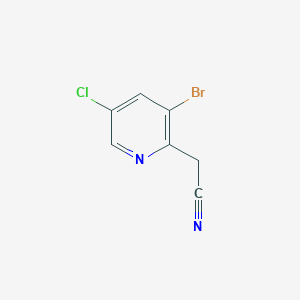 2-(3-Bromo-5-chloropyridin-2-yl)acetonitrile