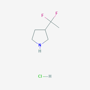 3-(1,1-Difluoroethyl)pyrrolidine hydrochloride