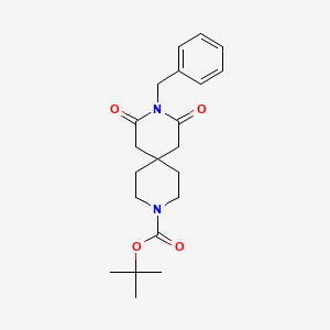 Tert-butyl 9-benzyl-8,10-dioxo-3,9-diazaspiro[5.5]undecane-3-carboxylate