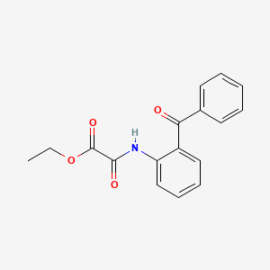 molecular formula C17H15NO4 B1303186 Ethyl 2-(2-benzoylanilino)-2-oxoacetate CAS No. 338401-00-6