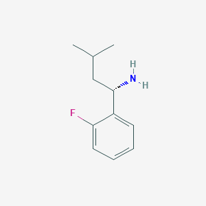 (1S)-1-(2-fluorophenyl)-3-methylbutan-1-amine