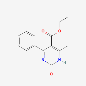 molecular formula C14H14N2O3 B1303195 6-甲基-2-氧代-4-苯基-1,2-二氢嘧啶-5-羧酸乙酯 CAS No. 69207-36-9