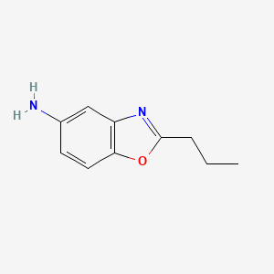 B1303201 2-Propyl-1,3-benzoxazol-5-amine CAS No. 886361-62-2