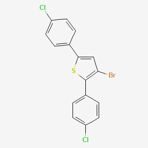 3-Bromo-2,5-bis(4-chlorophenyl)thiophene