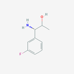 (1S)-1-Amino-1-(3-fluorophenyl)propan-2-OL