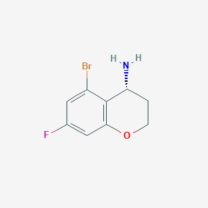 (R)-5-Bromo-7-fluorochroman-4-amine