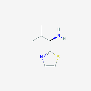 (1R)-2-methyl-1-(1,3-thiazol-2-yl)propan-1-amine