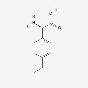 (2S)-2-amino-2-(4-ethylphenyl)acetic acid