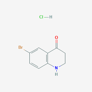 molecular formula C9H9BrClNO B13032127 6-Bromo-2,3-dihydroquinolin-4(1H)-one hcl 