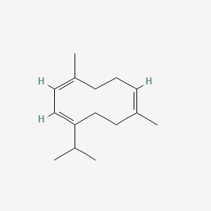 molecular formula C15H24 B13032135 (1E,3E,7E)-4-isopropyl-1,7-dimethylcyclodeca-1,3,7-triene 