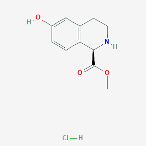 Methyl (R)-6-hydroxy-1,2,3,4-tetrahydroisoquinoline-1-carboxylate hcl