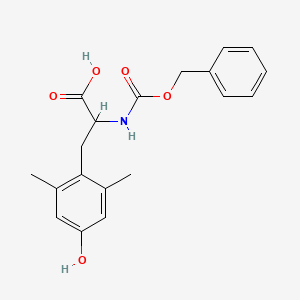 molecular formula C19H21NO5 B13032209 (RS)-Cbz-Dmt-OH 