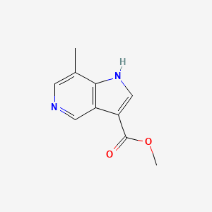 molecular formula C10H10N2O2 B13032221 Methyl7-methyl-1H-pyrrolo[3,2-c]pyridine-3-carboxylate 