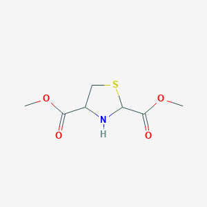 molecular formula C7H11NO4S B1303223 Dimethyl 1,3-thiazolane-2,4-dicarboxylate CAS No. 318233-97-5