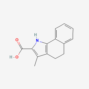 3-methyl-4,5-dihydro-1H-benzo[g]indole-2-carboxylic acid