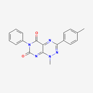 1-Methyl-6-phenyl-3-(p-tolyl)pyrimido[5,4-e][1,2,4]triazine-5,7(1H,6H)-dione