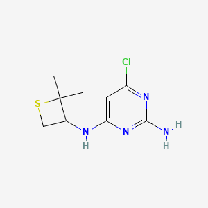 6-Chloro-N4-(2,2-dimethylthietan-3-yl)pyrimidine-2,4-diamine