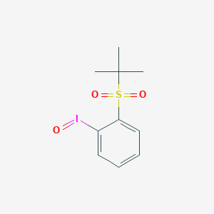 molecular formula C10H13IO3S B13032394 1-(tert-Butylsulfonyl)-2-iodosylbenzene 