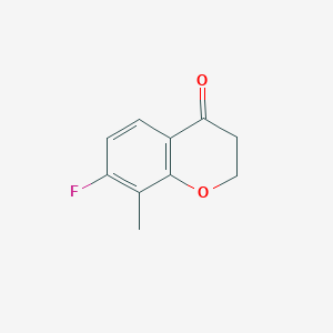 7-Fluoro-8-methylchroman-4-one