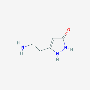 5-(2-aminoethyl)-2,3-dihydro-1H-pyrazol-3-one