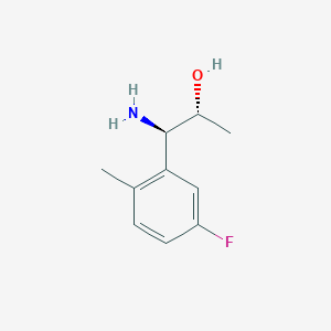 (1R,2R)-1-Amino-1-(5-fluoro-2-methylphenyl)propan-2-OL