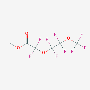 molecular formula C6H3F9O4 B1303255 2,2-二氟-2-[1,1,2,2-四氟-2-(三氟甲氧基)乙氧基]乙酸甲酯 CAS No. 39187-41-2