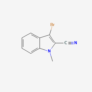 3-Bromo-1-methyl-1H-indole-2-carbonitrile