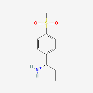 (1S)-1-(4-methanesulfonylphenyl)propan-1-amine