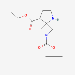 2-(Tert-butyl) 8-ethyl 2,5-diazaspiro[3.4]octane-2,8-dicarboxylate