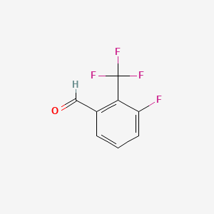 molecular formula C8H4F4O B1303261 3-氟-2-(三氟甲基)苯甲醛 CAS No. 924817-93-6