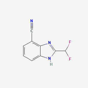 2-(Difluoromethyl)-1H-benzo[d]imidazole-7-carbonitrile